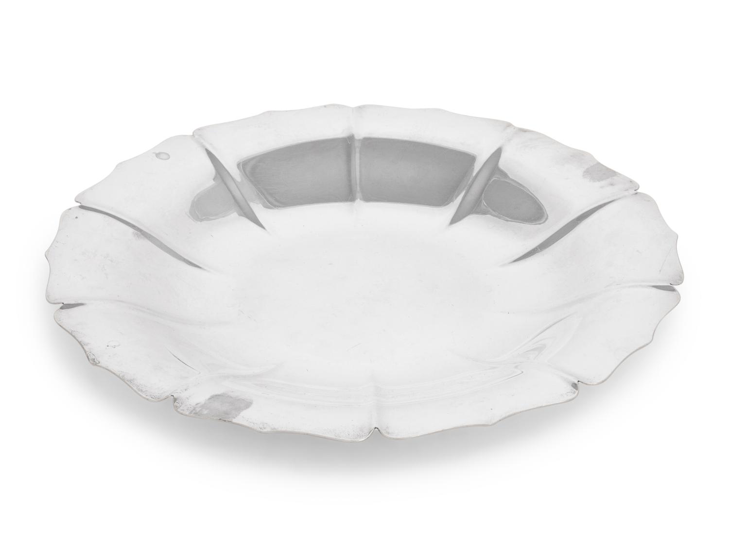 An American Silver Dish