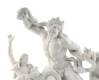 A Parianware Figural Group Depicting Laocoön and His Sons After the Antique