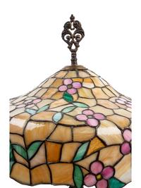 A Chicago Mosaic Leaded Glass Lamp