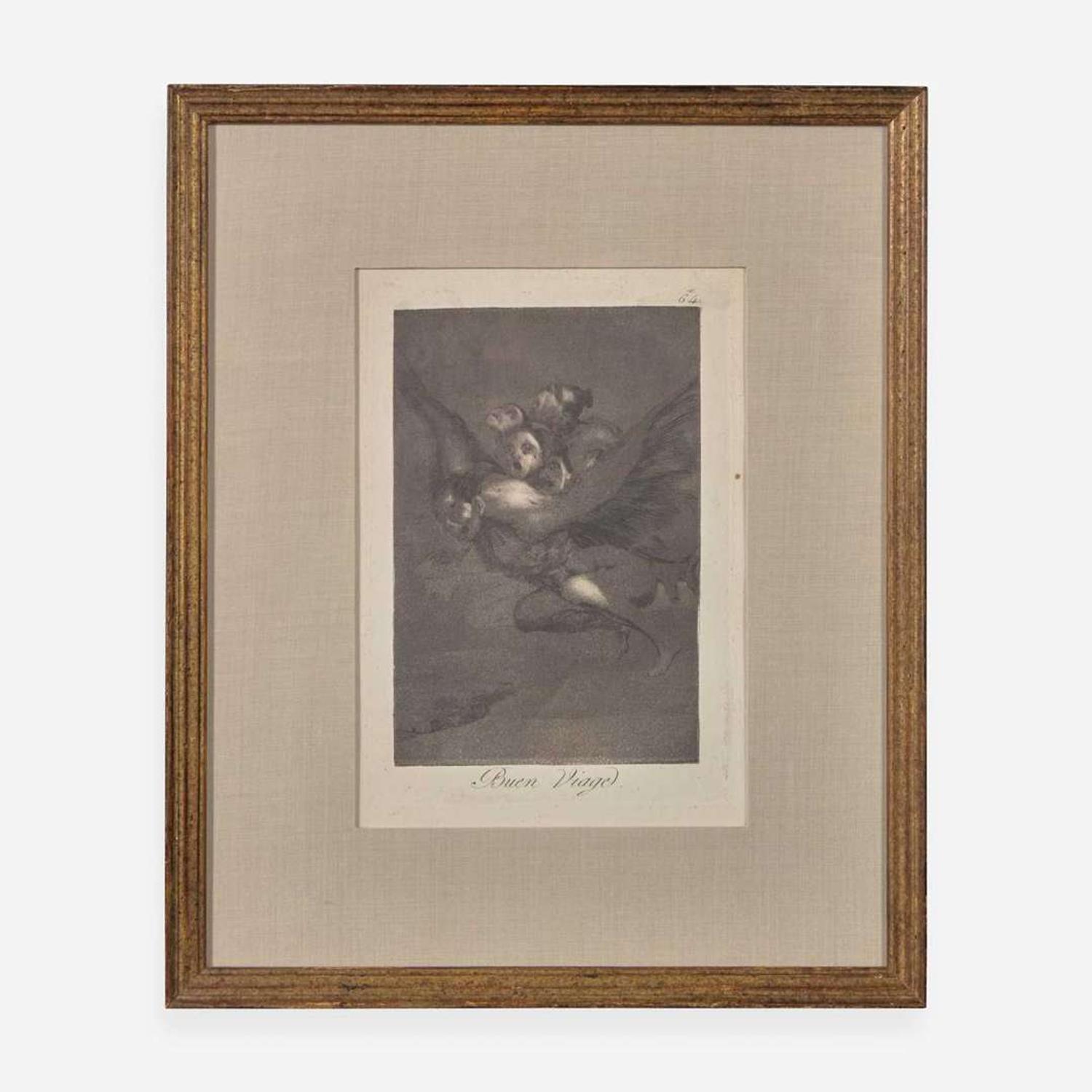 Francisco Goya (Spanish, 1746–1828) Porque Esconderlos from 'Los Caprichos' (Plate 30); together with three Companion Pieces from 'Los Caprichos'