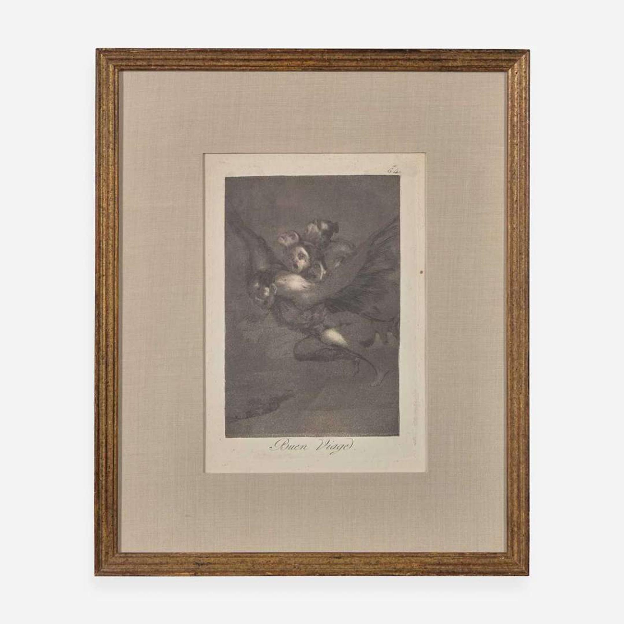Francisco Goya (Spanish, 1746–1828) Porque Esconderlos from 'Los Caprichos' (Plate 30); together with three Companion Pieces from 'Los Caprichos'