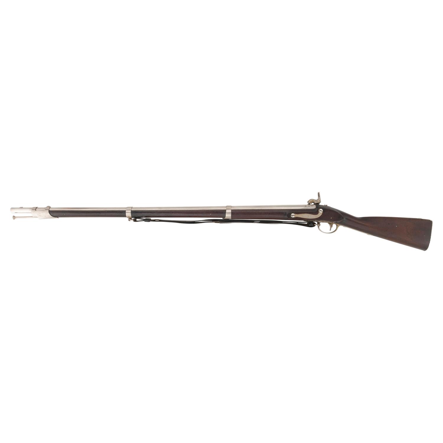 US Springfield Model 1828 (1816 Type III) Conversion Musket with Tinned Finish