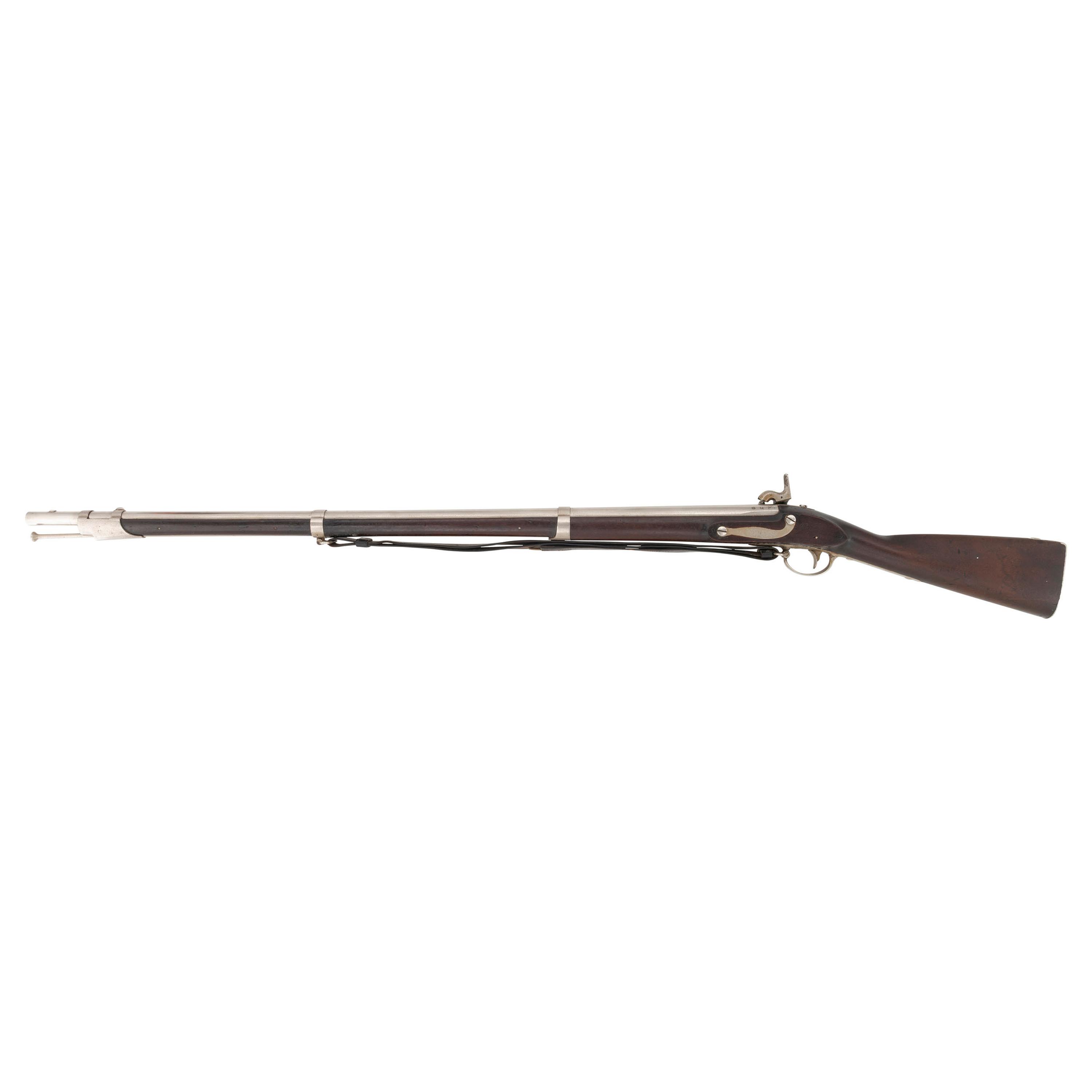 US Springfield Model 1828 (1816 Type III) Conversion Musket with Tinned Finish