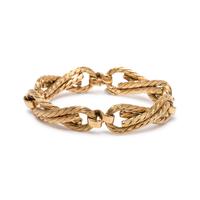 CARLO WEINGRILL, YELLOW GOLD BRACELET
