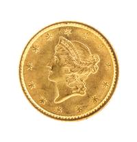 United States of America (1853), $1 Gold Liberty Head — $1 Gold Coin