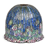 An American Arts & Crafts Leaded Glass Lamp Shade