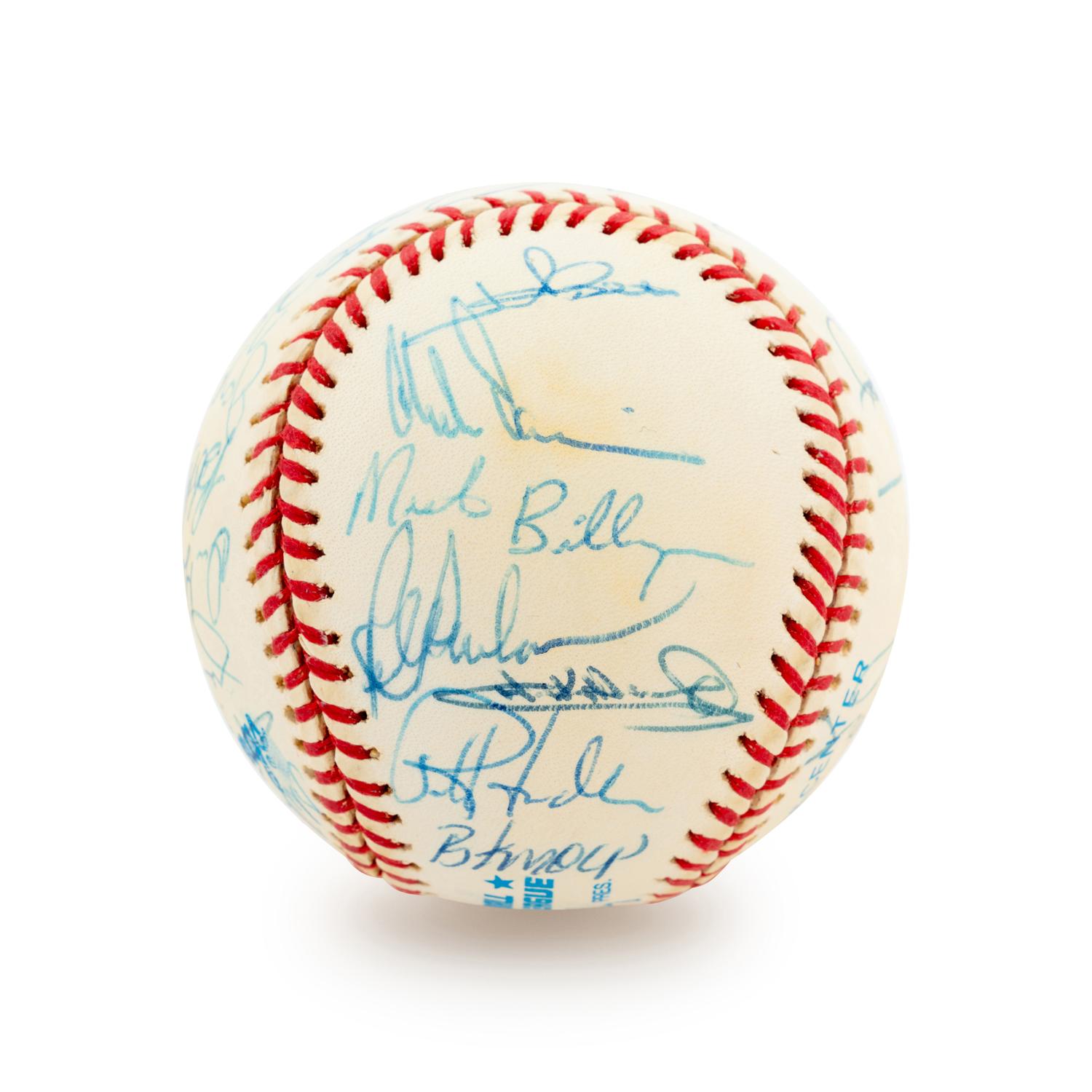 A Group of 19 Los Angeles Angels Signed Baseballs,
