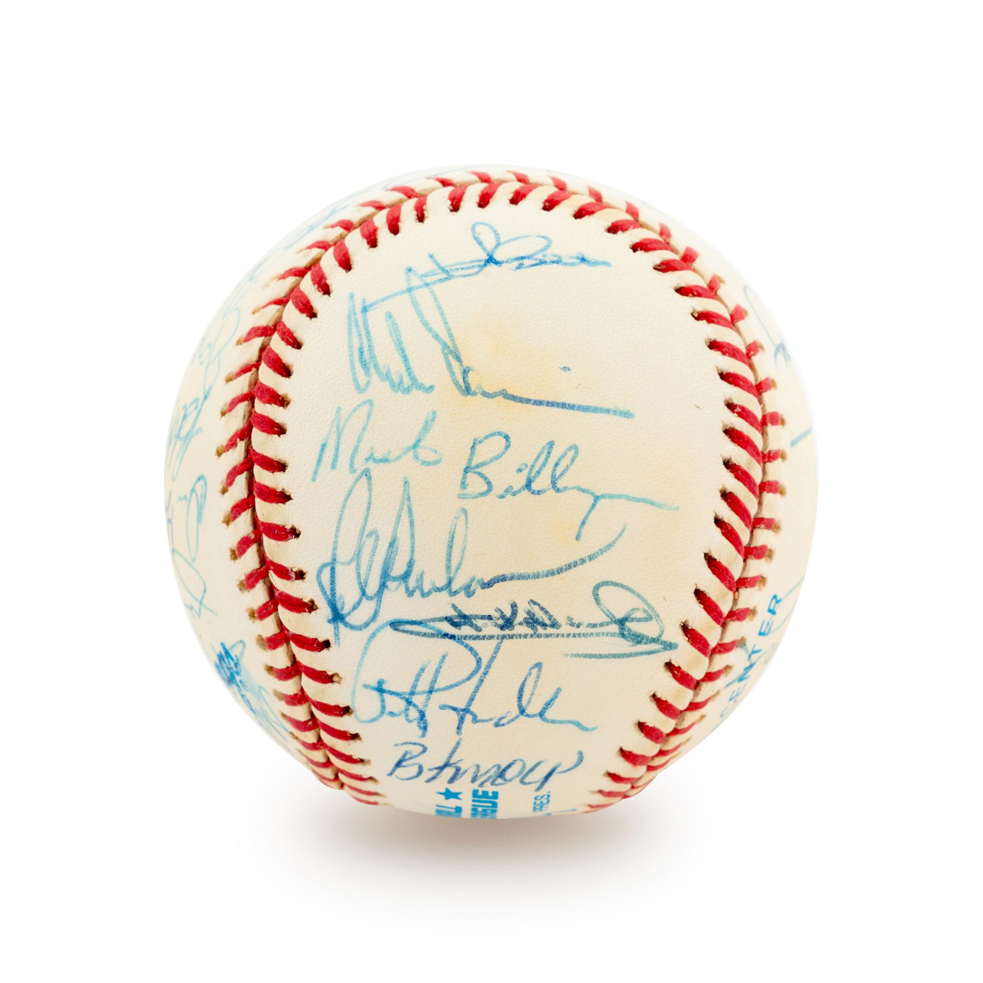 A Group of 19 Los Angeles Angels Signed Baseballs,