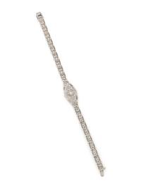 DIAMOND AND WHITE GOLD FILIGREE BRACELET