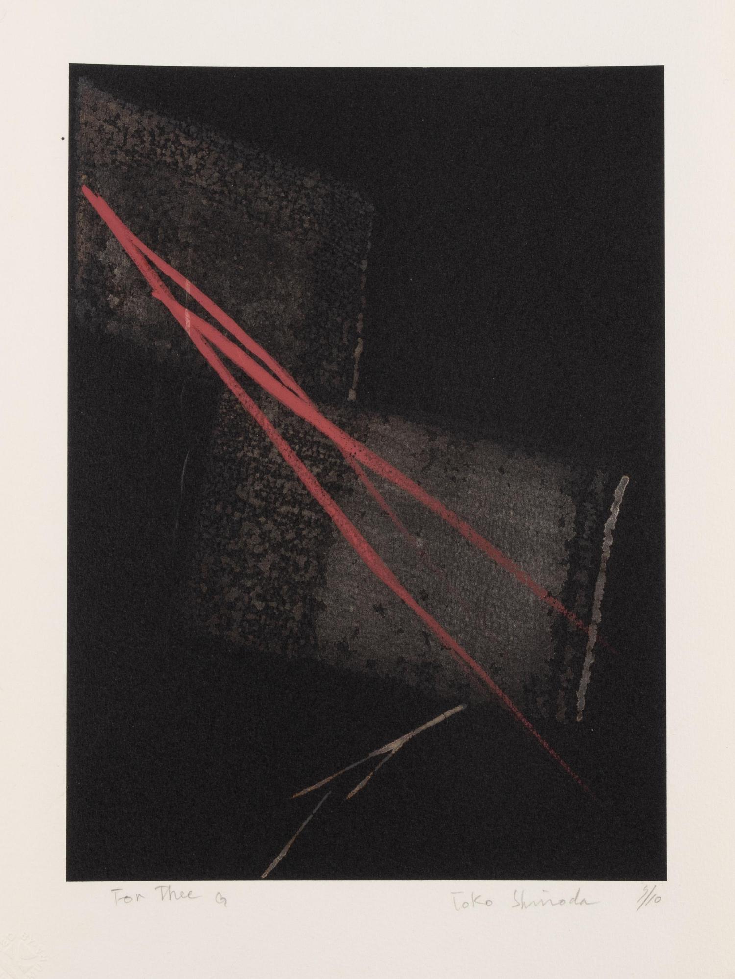 A group of four prints ( After the Rain Evening, Day Dream, For Thee E, and For Thee G )