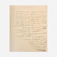 [Jefferson, Thomas] Mattoon, Ebenezer Group of 3 Autograph Letters, signed