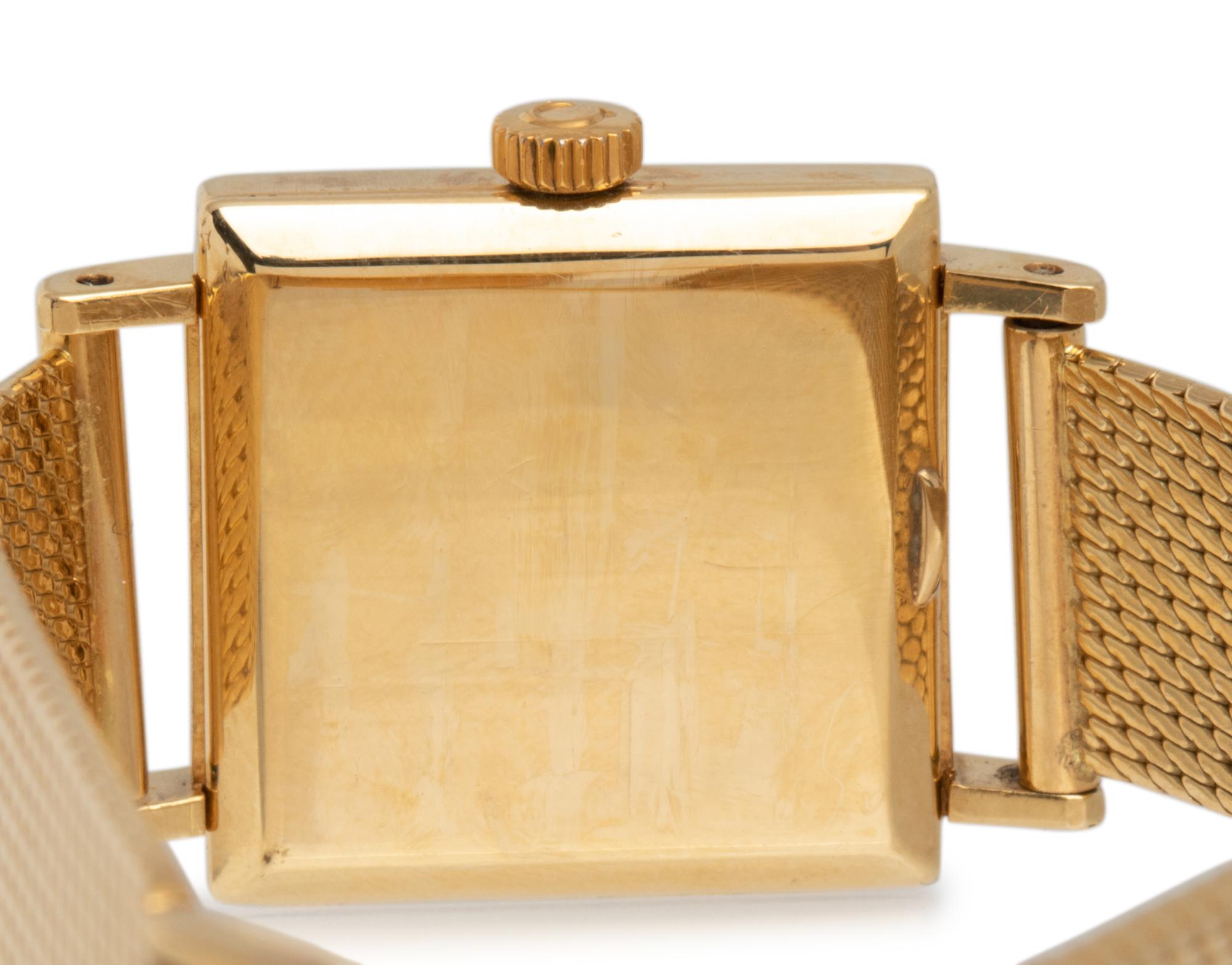 OMEGA, 18K YELLOW GOLD WRISTWATCH