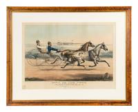 [HORSE RACING SCENES] -- CURRIER and IVES, publishers -- After Henri Delattre, Otto Knirsch, or , Louis Maurer