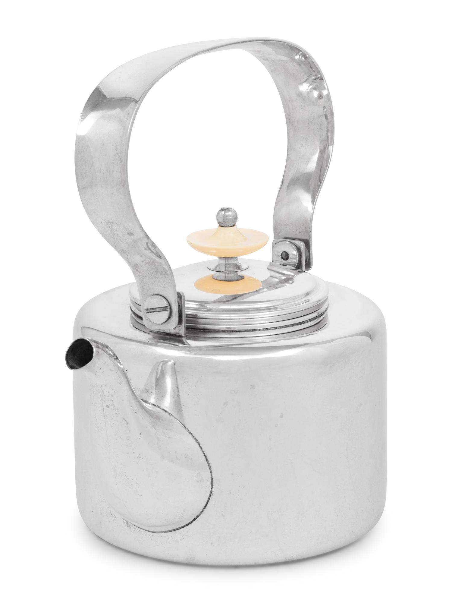 An Allan Adler Silver Tea Kettle