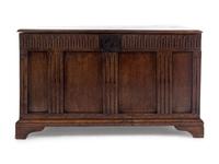 A Continental Oak Blanket Chest