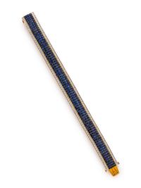 SAPPHIRE AND DIAMOND BRACELET