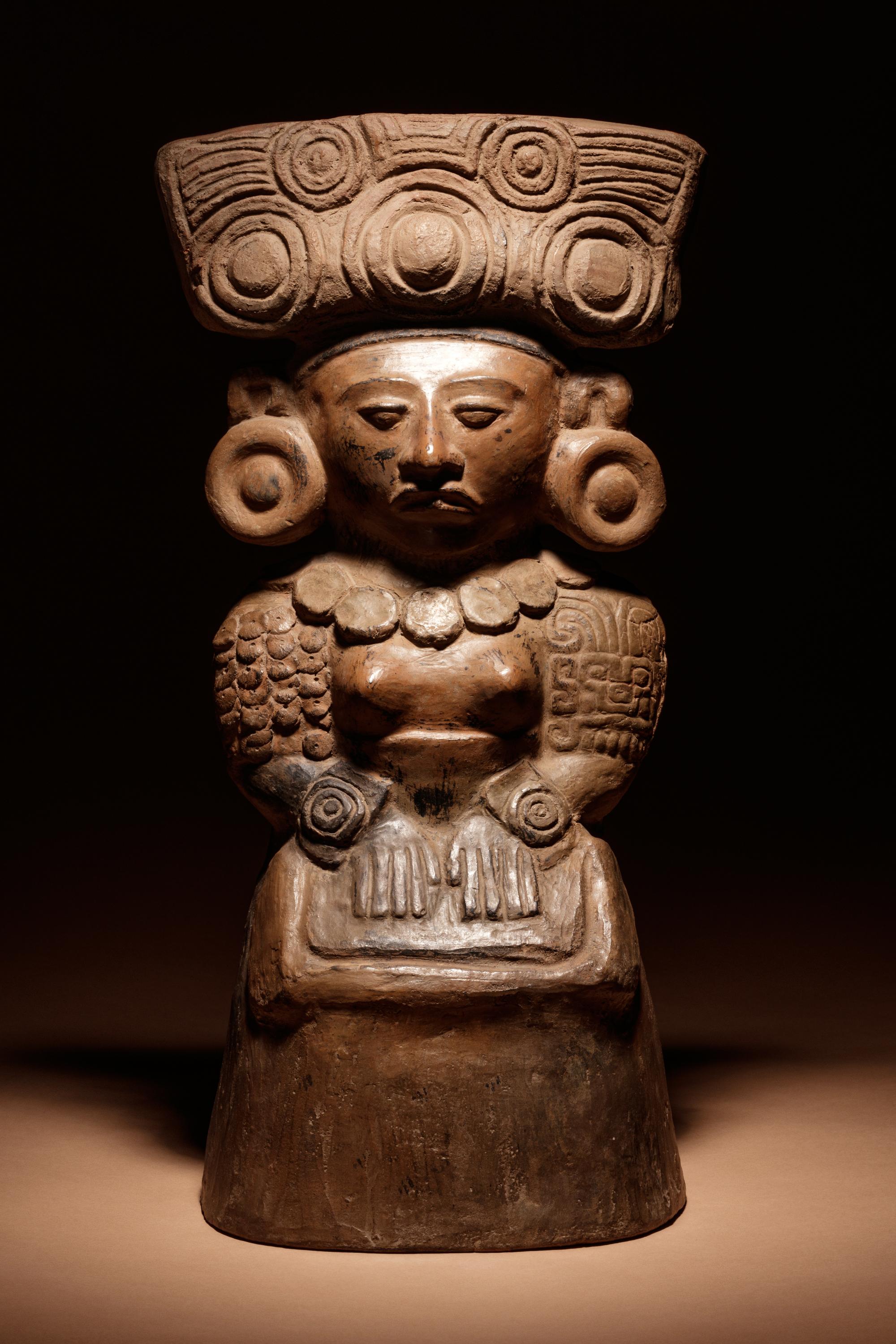 A Maya Molded Female Personage