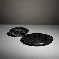 Maria Martinez (San Ildefonso, 1887-1980) — Blackware Pottery Plate, PLUS 1923-1925
