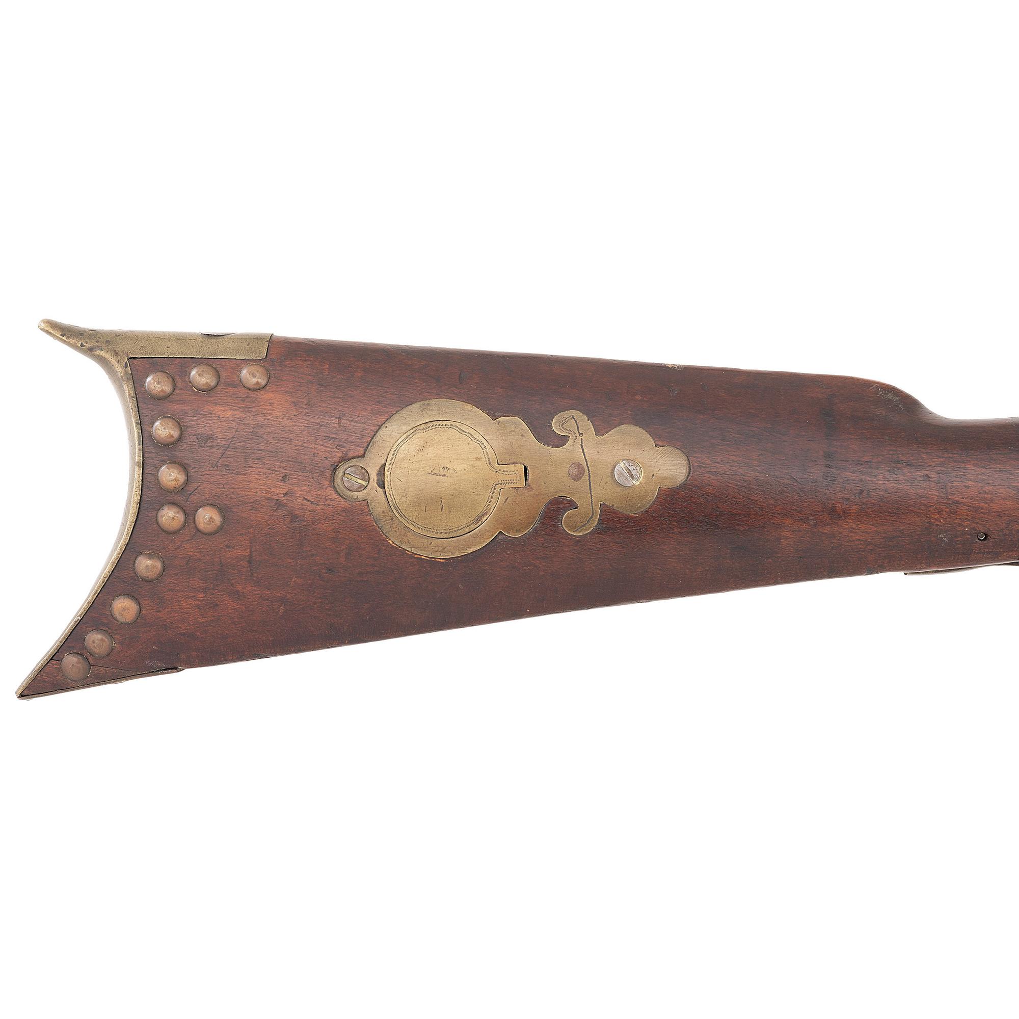 Native Decorated Percussion Trade Rifle by Leman