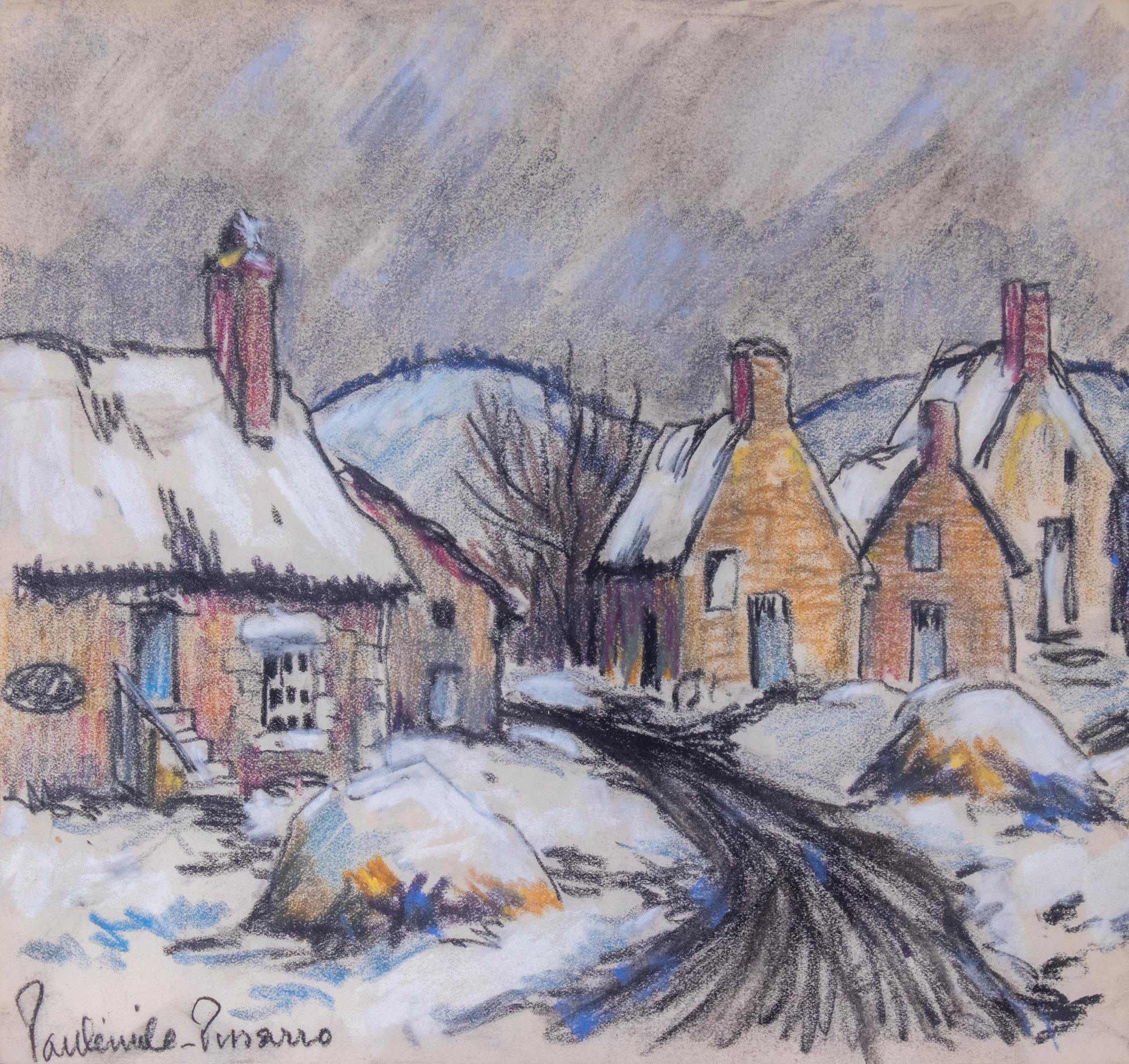 Maisons de Village Sous la Neige