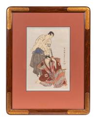 Three Japanese Woodblock Prints (19th and 20th Century)