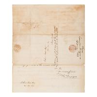 Rodgers, John (1772-1838). A pair of wartime letters to Tobias Lear, comprising: