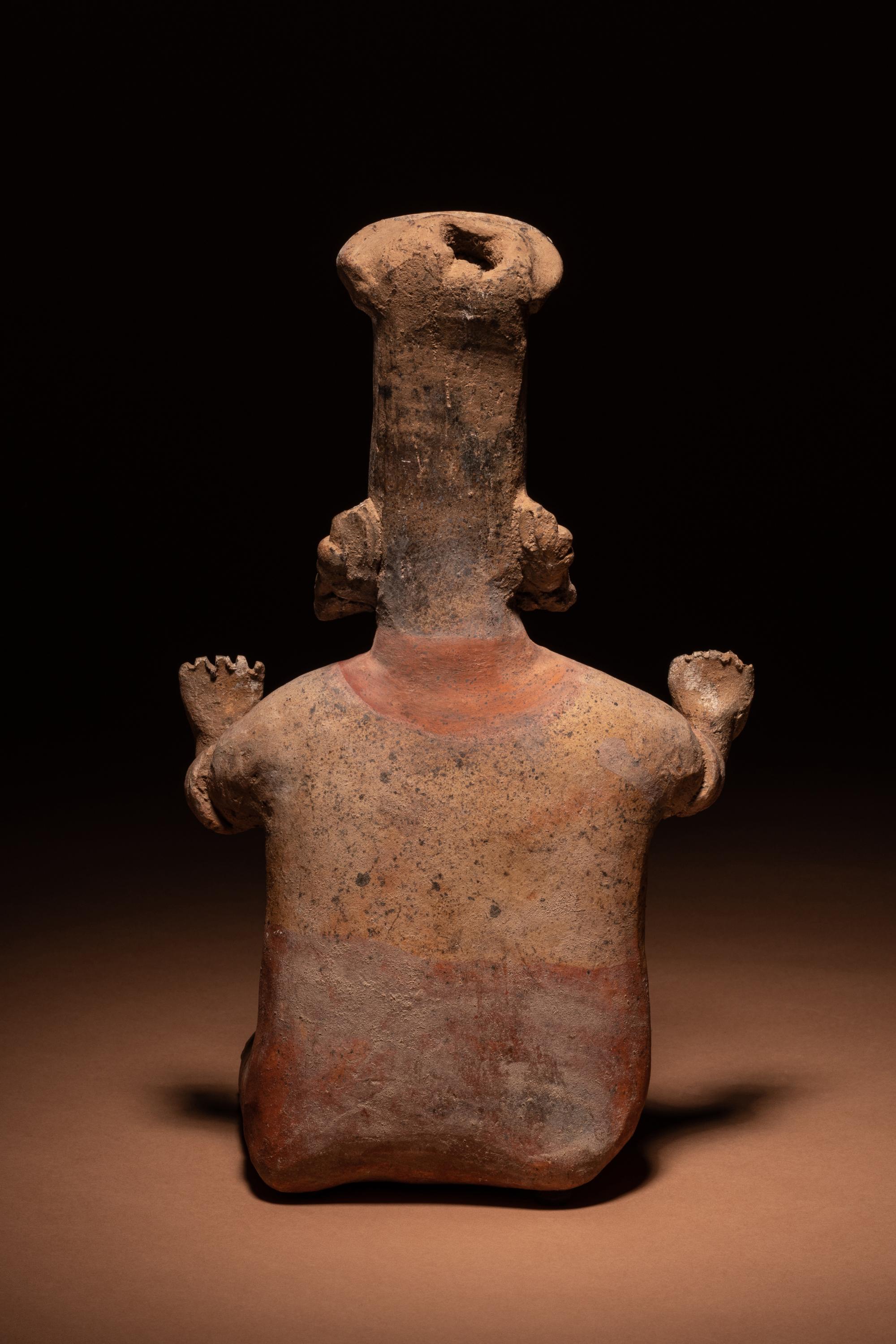 A Jalisco Terracotta Standing Female Figure