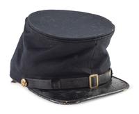 Civil War private purchase infantry officer's forage cap. Manufactured by Schuyler, Hartley, and Graham, New York.