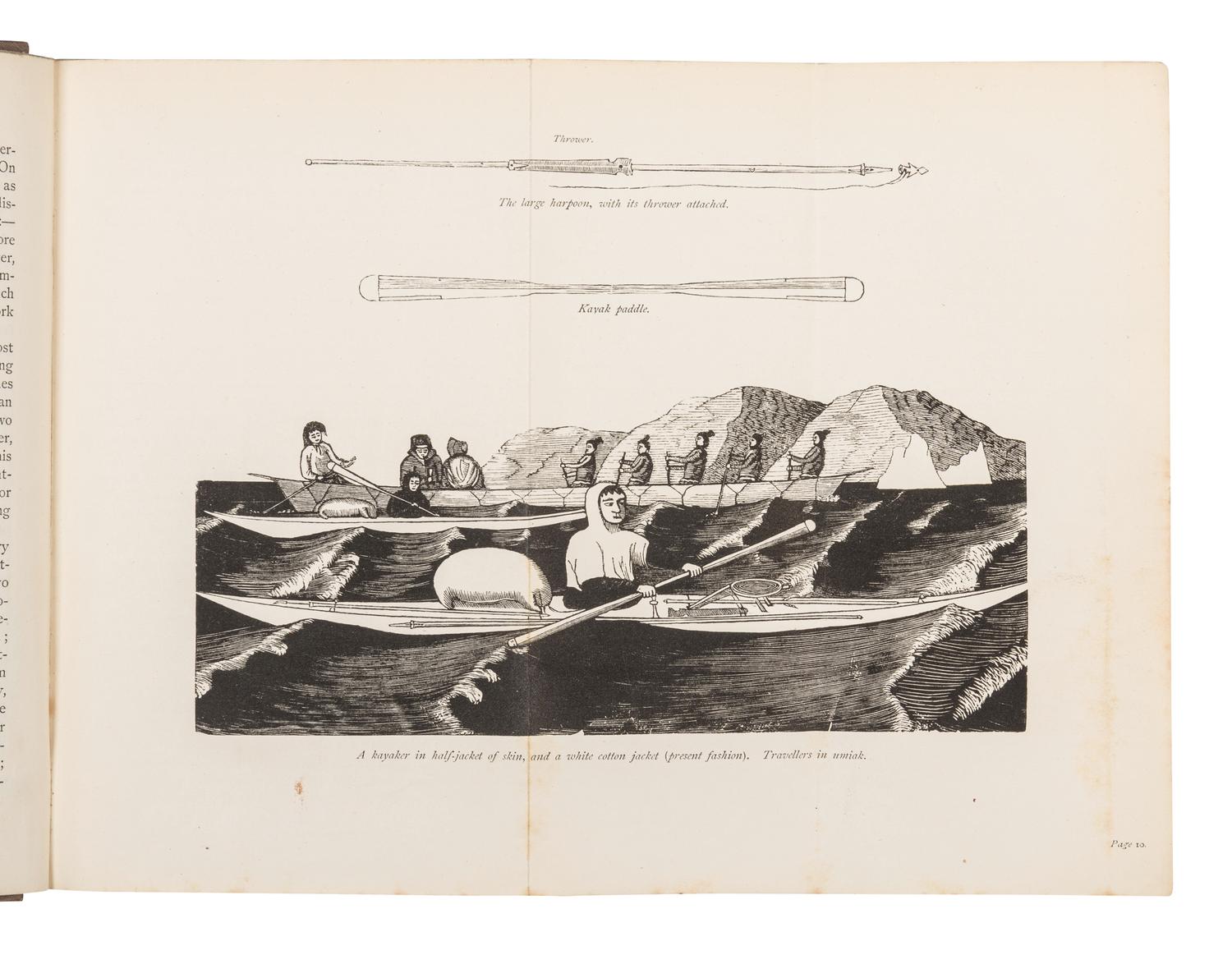 [INUIT]. A group of 8 works regarding the indigenous people of Greenland, Alaska, Arctic Canada, and other polar regions, including: