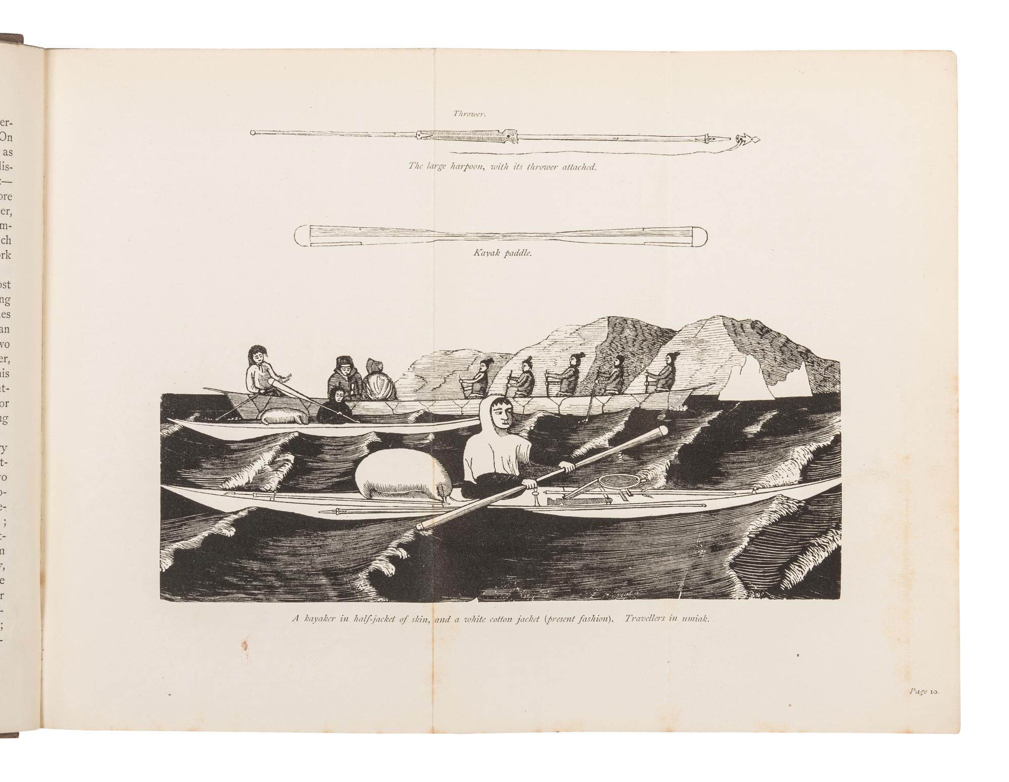 [INUIT]. A group of 8 works regarding the indigenous people of Greenland, Alaska, Arctic Canada, and other polar regions, including: