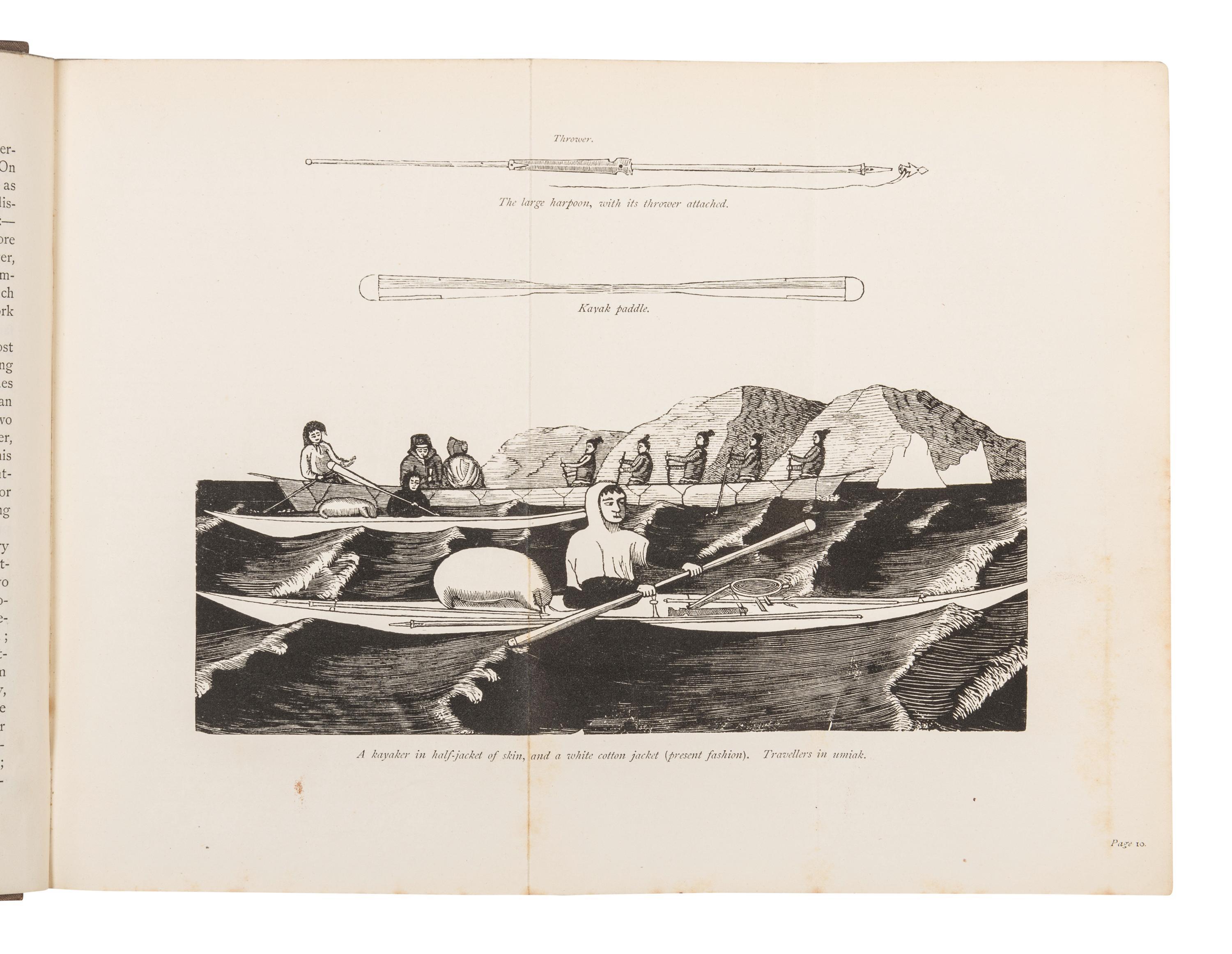 [INUIT]. A group of 8 works regarding the indigenous people of Greenland, Alaska, Arctic Canada, and other polar regions, including: