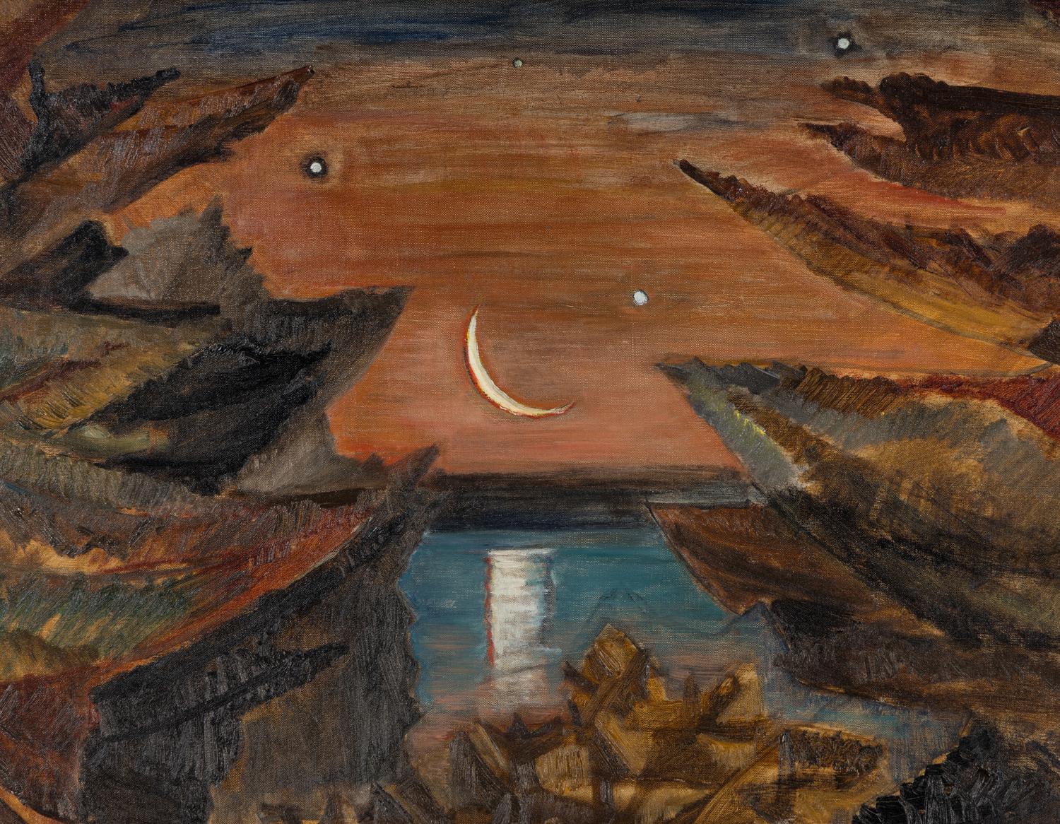 Figures in Moonlight (Brunswick Mills)