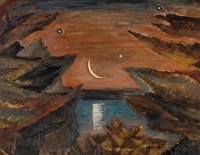 Figures in Moonlight (Brunswick Mills)