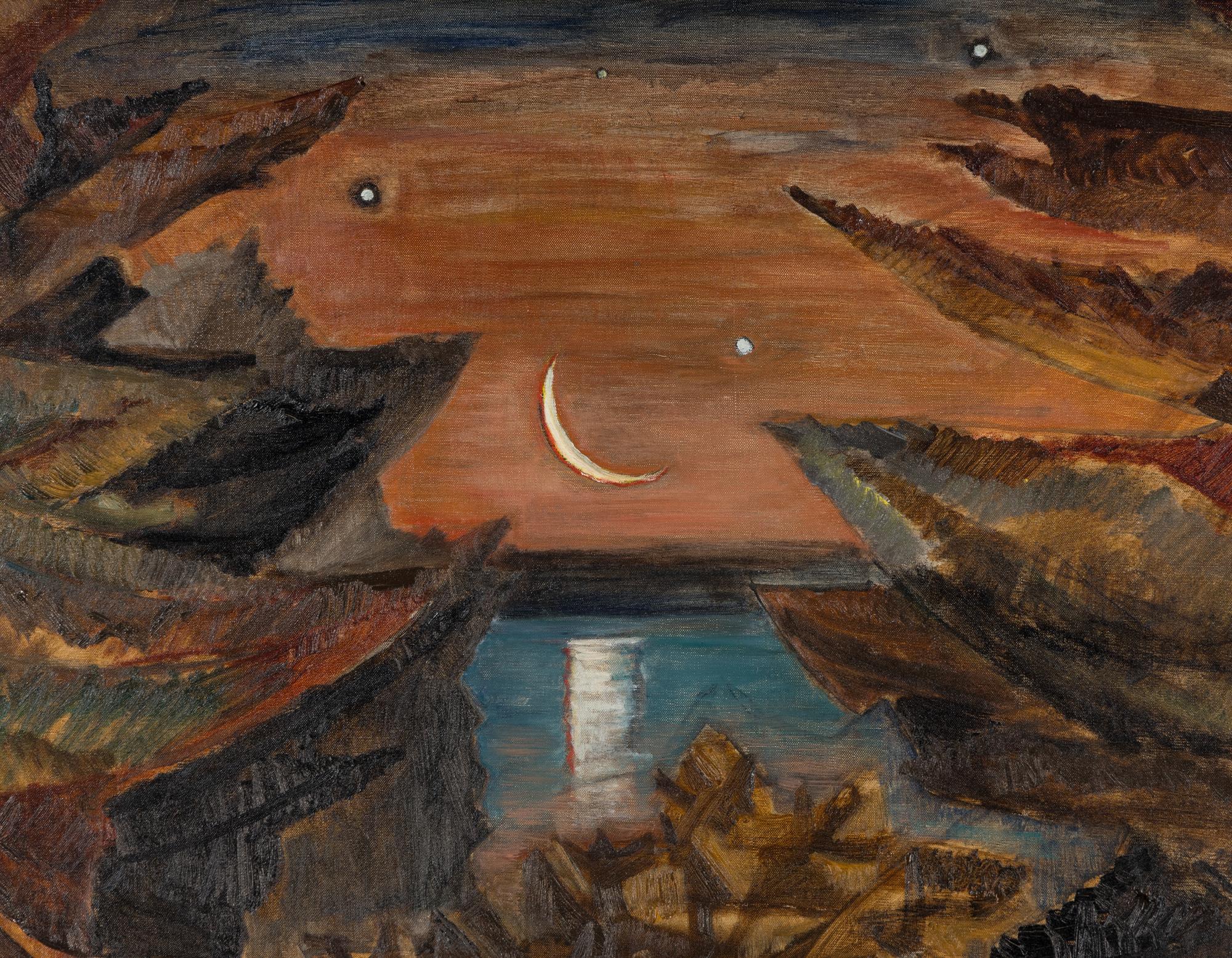 Figures in Moonlight (Brunswick Mills)