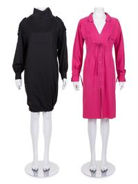 Two Yves Saint Laurent Shirt Dresses, 1990-2000s