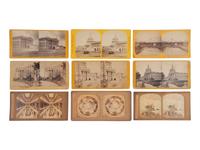 [EARLY PHOTOGRAPHY]. 80 stereoviews of Washington, DC, politicians & parades incl. GAR Grand Review.