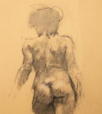 Untitled Nude Models (Three Framed Works)