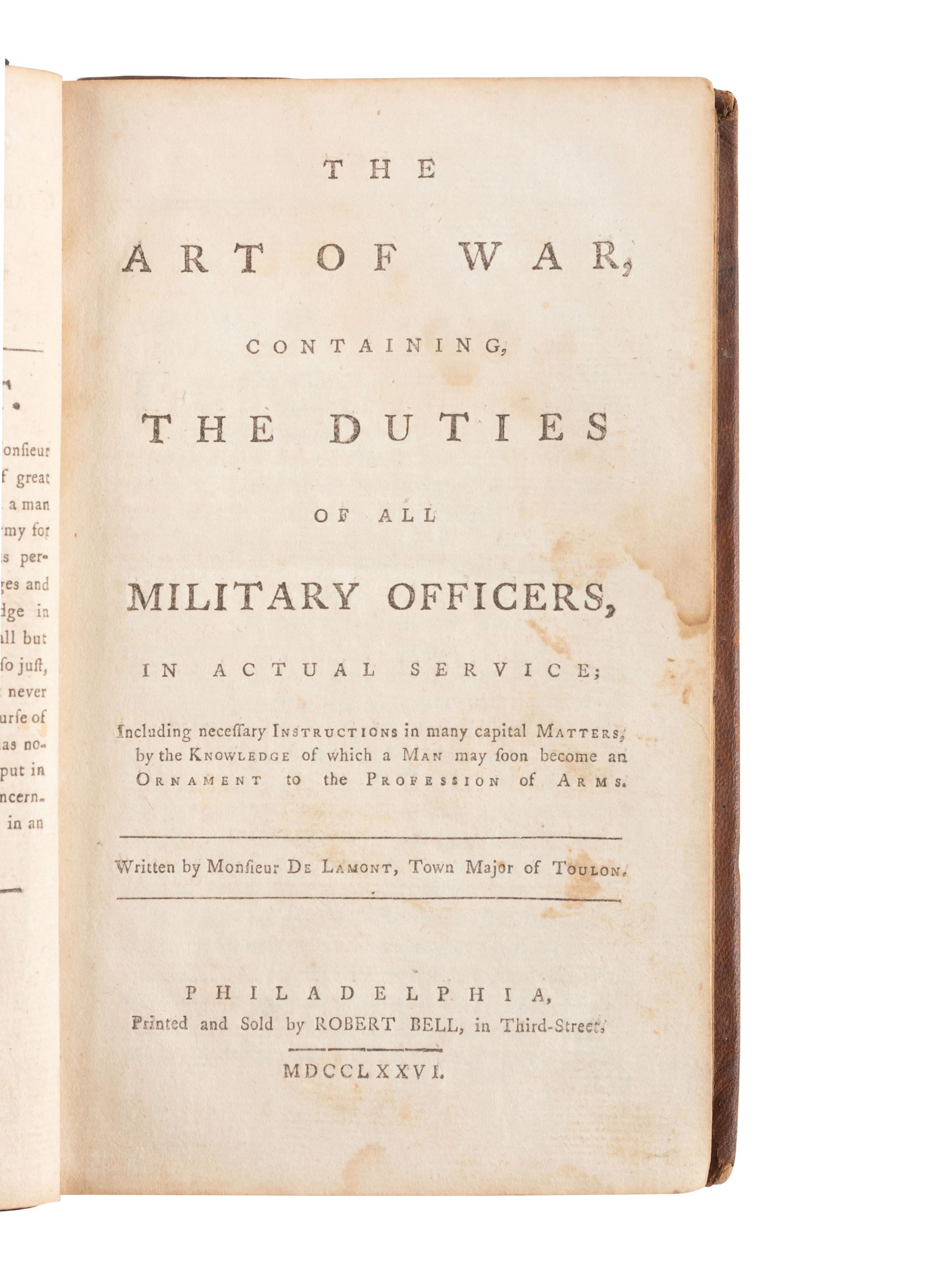 [MILITARIA]. Early volumes related to military tactics and discipline.