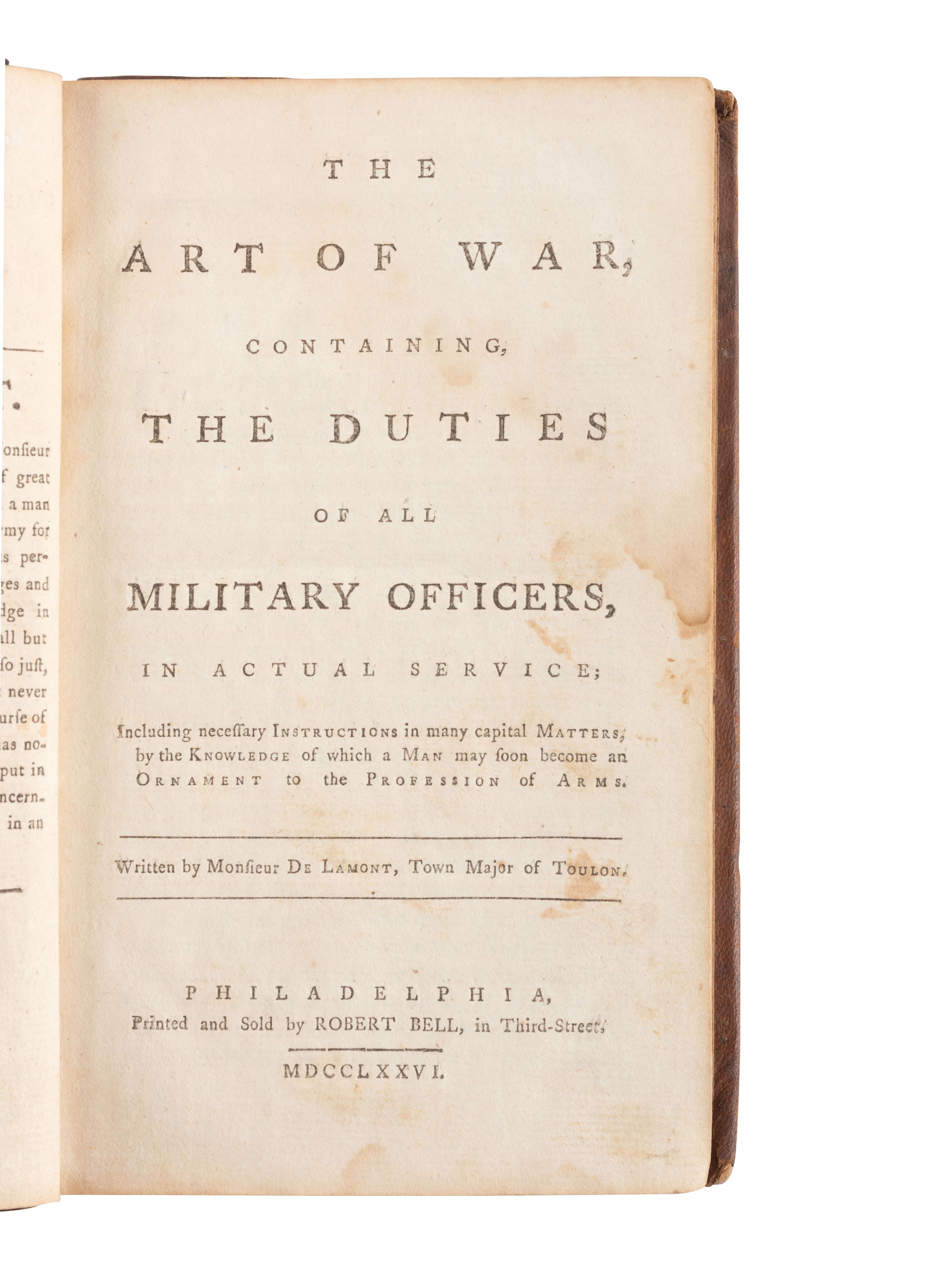 [MILITARIA]. Early volumes related to military tactics and discipline.