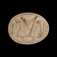 An Egyptian Faience Scarab