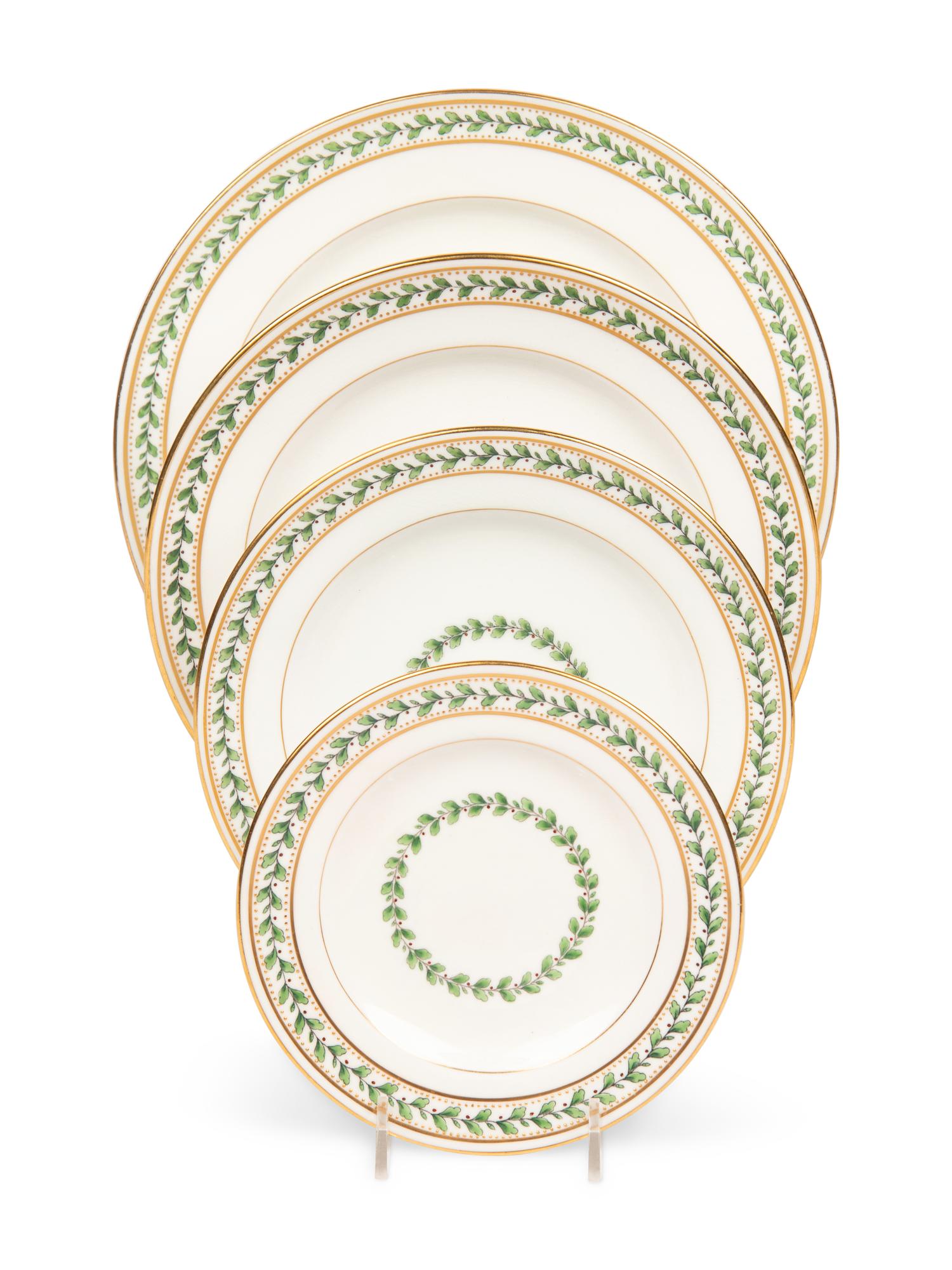 A Mintons Porcelain Dinner Service