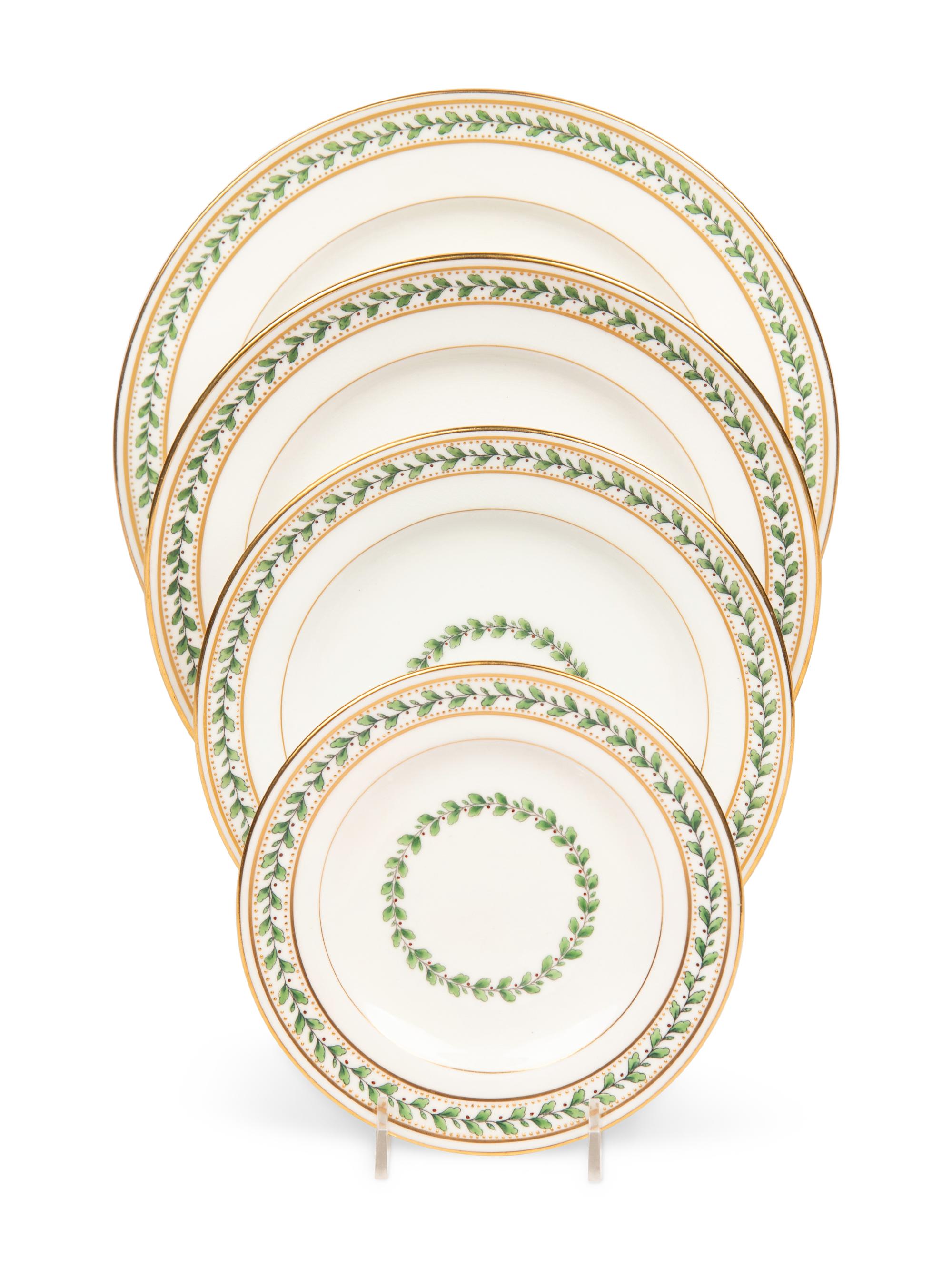 A Mintons Porcelain Dinner Service