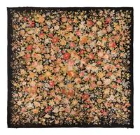 A Floral Needlepoint Rug