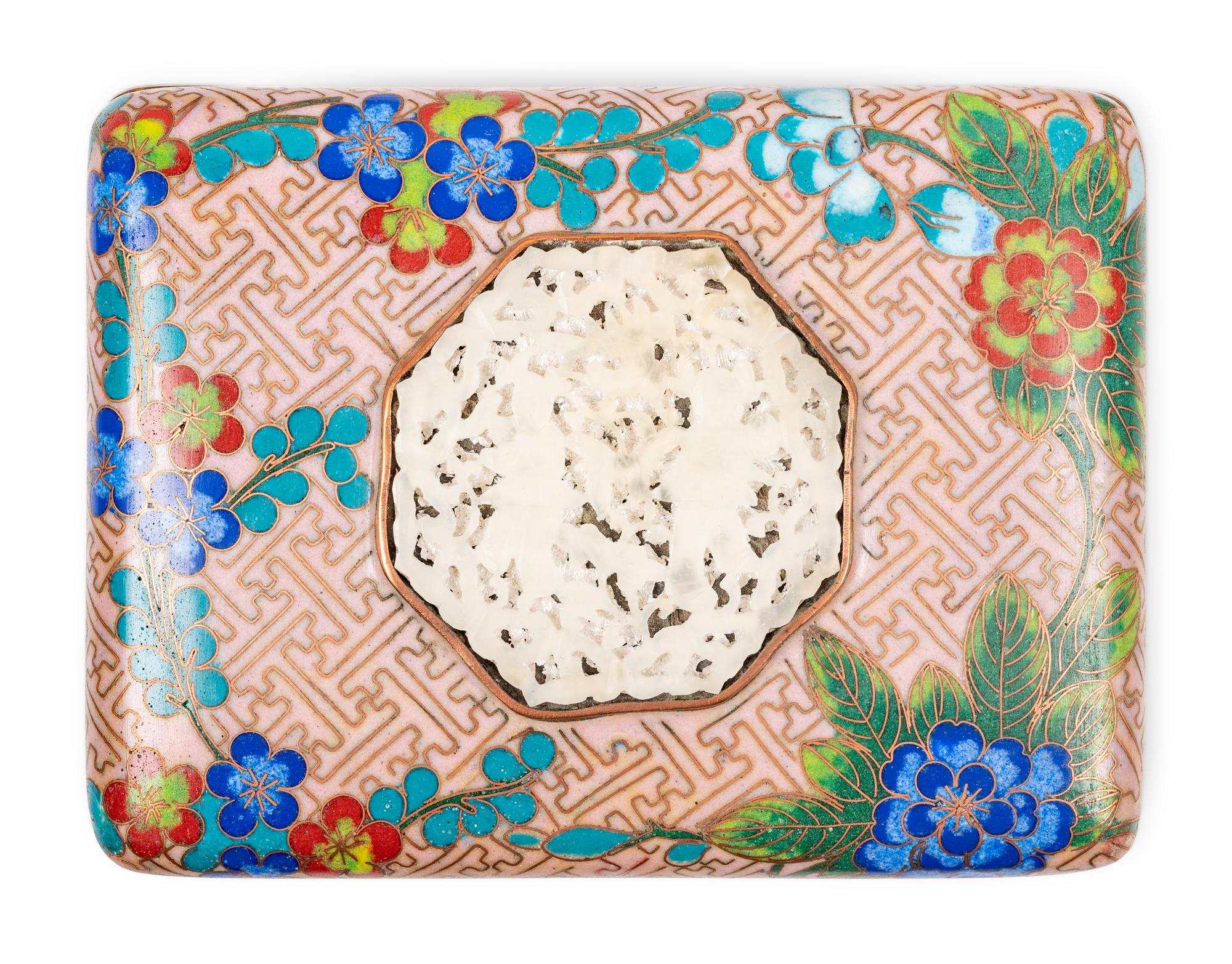13 Chinese and Japanese Cloisonné Enamel Rectangular Boxes