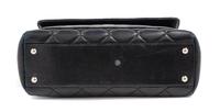 Chanel Black Quilted Leather Flap Bag, 2000-2002 9" L x 3.5" W x 7.5" H; strap drop: 9"- 17"
