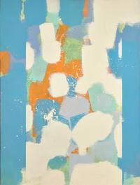 Untitled (Blue, White, Orange)