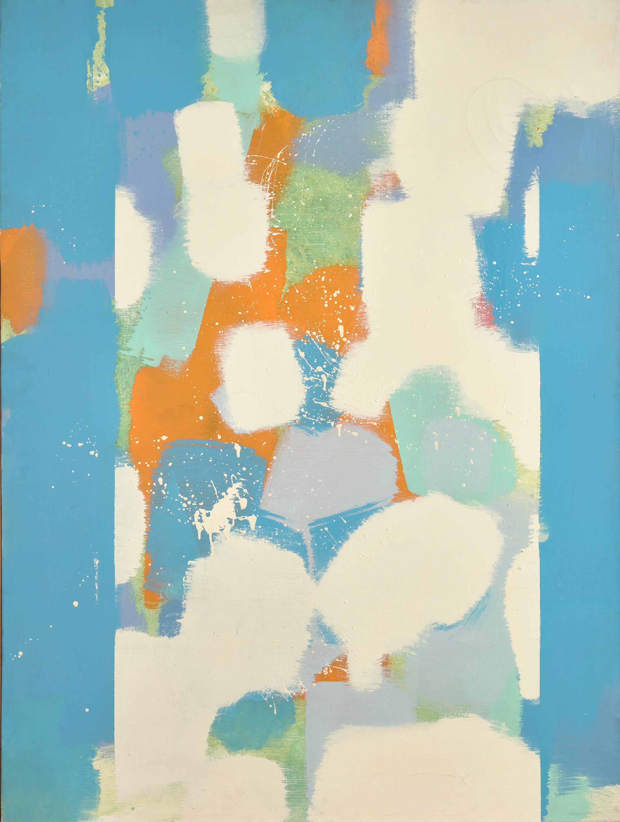 Untitled (Blue, White, Orange)