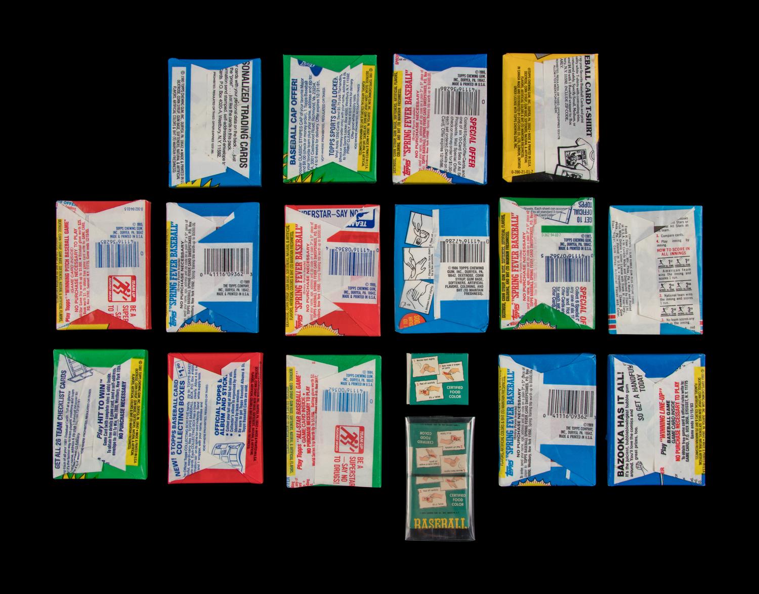 A Large Collection of Assorted Sealed Unopened Topps, O-Pee-Chee, and Fleer Baseball Wax Packs (18)