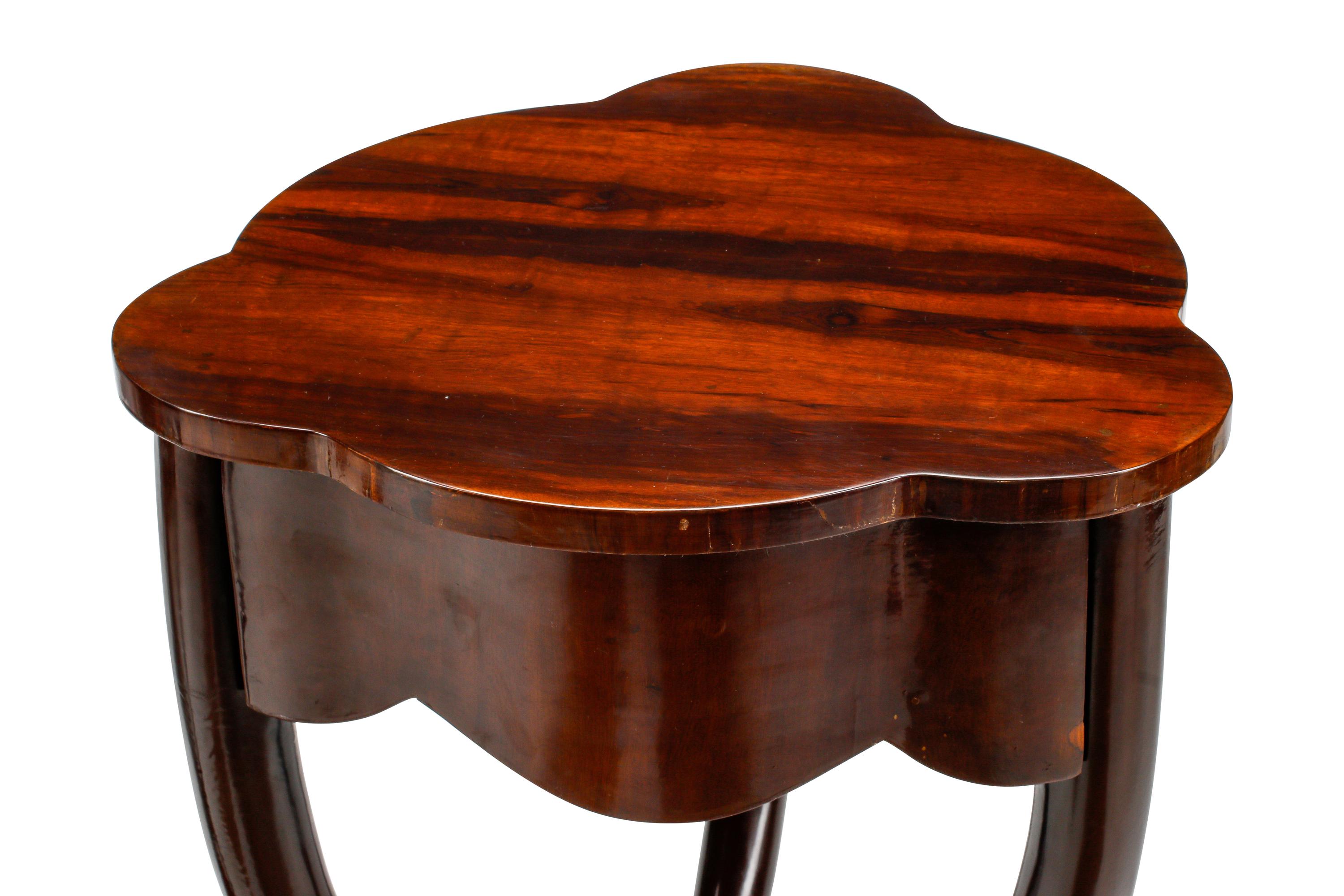 A Pair of Biedermeier Style Triangular Tables