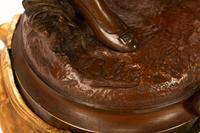J oseph François Belin (French, Late 19th Century) Bouquetière bronze Height 18 inches.